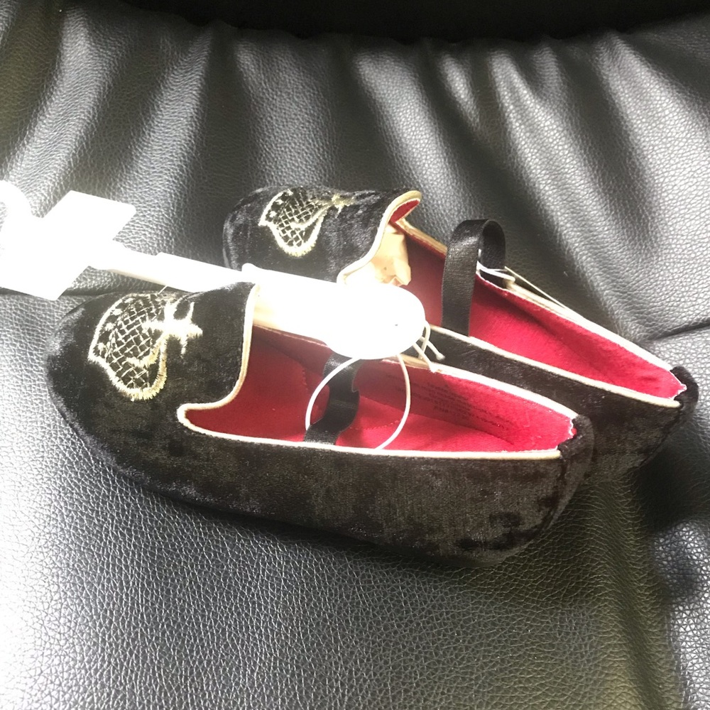 Toddler Girls velvet slippers